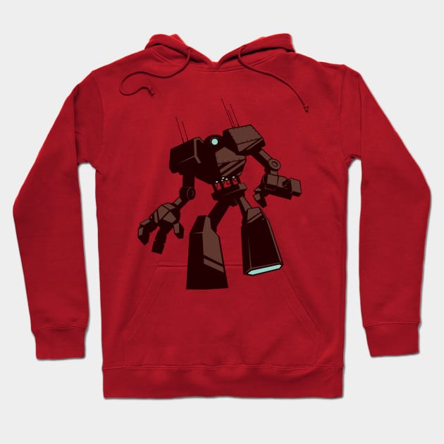 Giant Robot Isolated Hoodie by Malchev